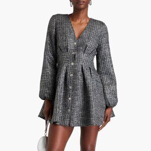 Maje Black and White Mini Dress